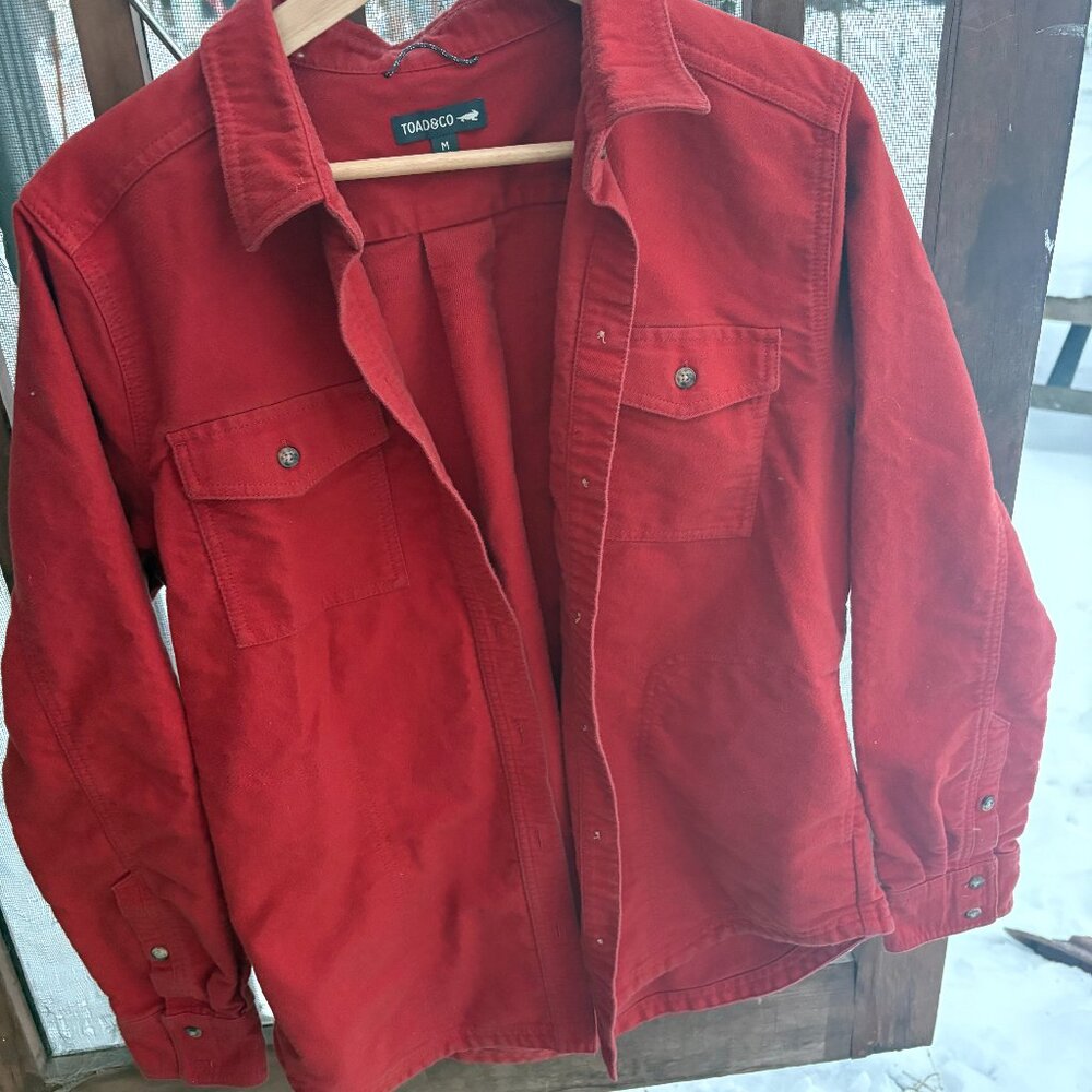 Organic Cotton Flannel Red Toad&Co Button Down (Toad and Co)